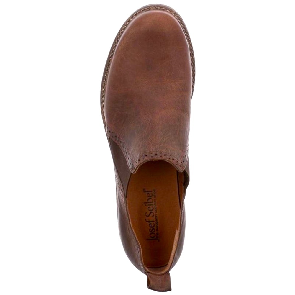 Joseph Seibel Moro Brown Siena 91 Leather Loafer Shoe - Picture 6 of 11